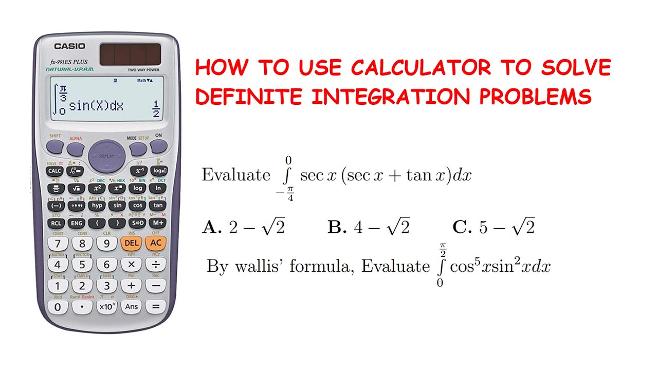 How to Use Definite Integral Calculator & Indefinite Integral Calculators for Accurate Results?