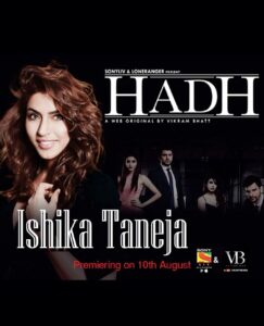 ishika taneja hadh movie film bollywood randeep huda vikram bhatt Ishikataneja husband sree laxmi foundation biography